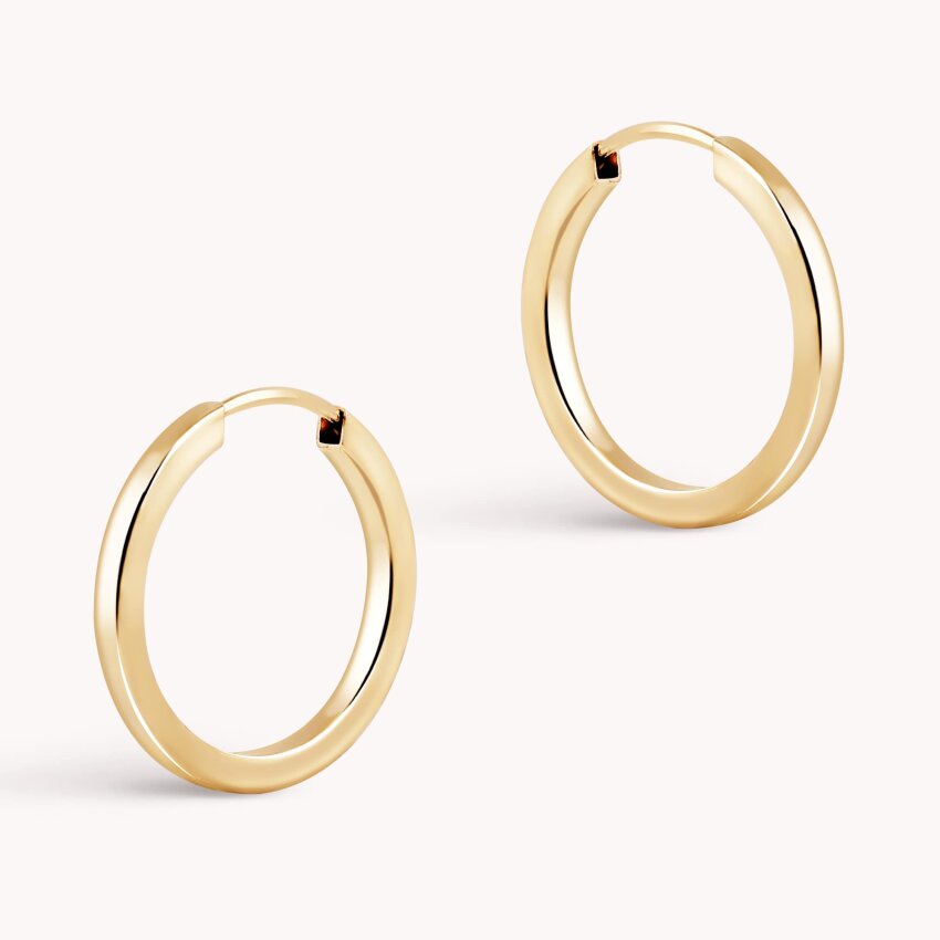 Zlatne naušnice alke Elegantna klasika