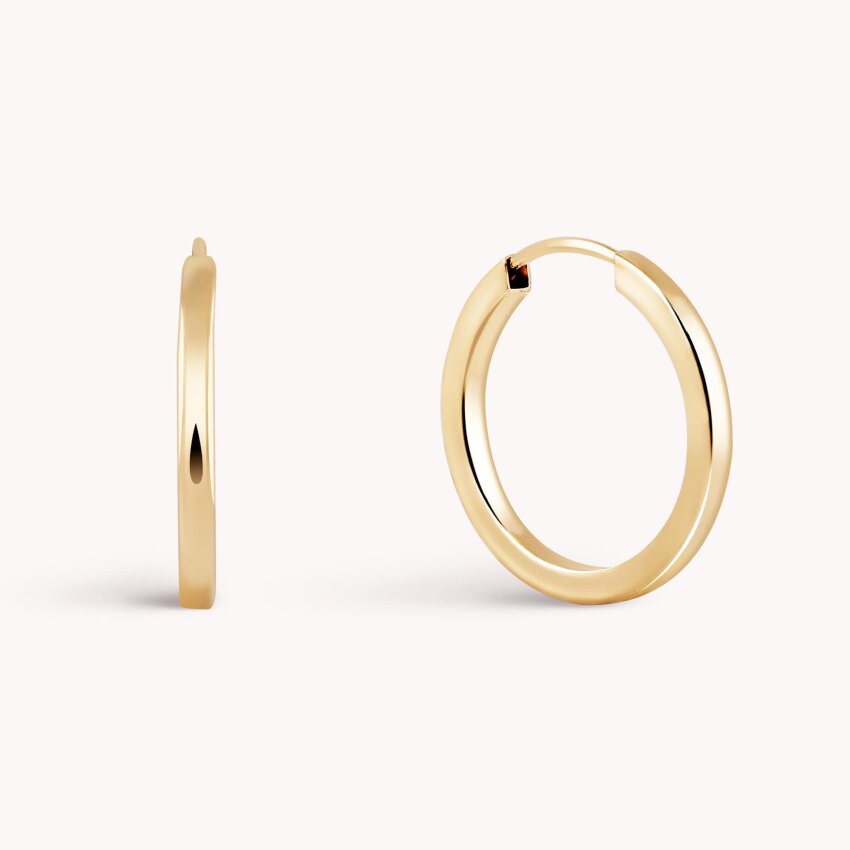 Zlatne naušnice alke Elegantna klasika