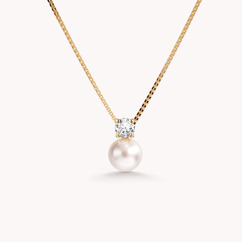 Zlatna ogrlica biser Akoya Sjaj vječnosti