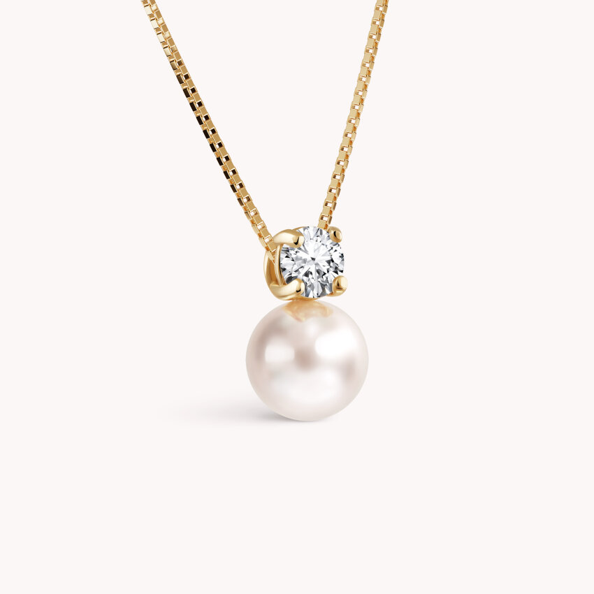 Zlatna ogrlica biser Akoya Sjaj vječnosti