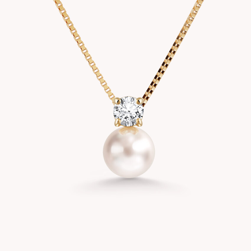 Zlatna ogrlica biser Akoya Sjaj vječnosti