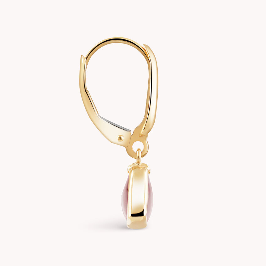 Zlatne naušnice Ljubičasti dodir