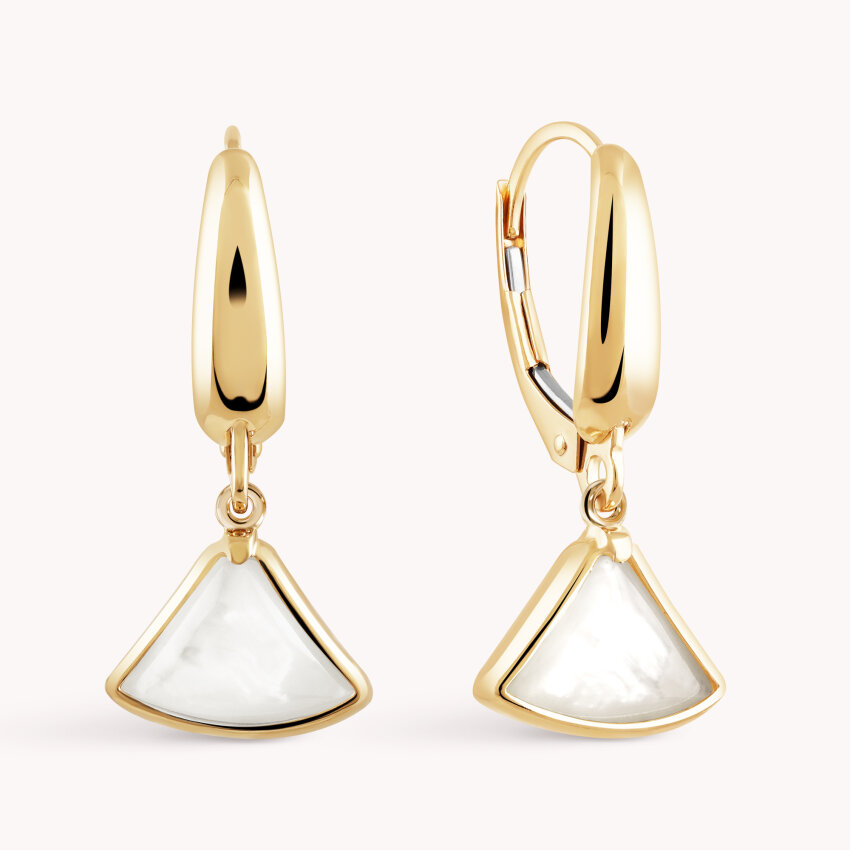 Zlatne naušnice Svjetlosni dodir