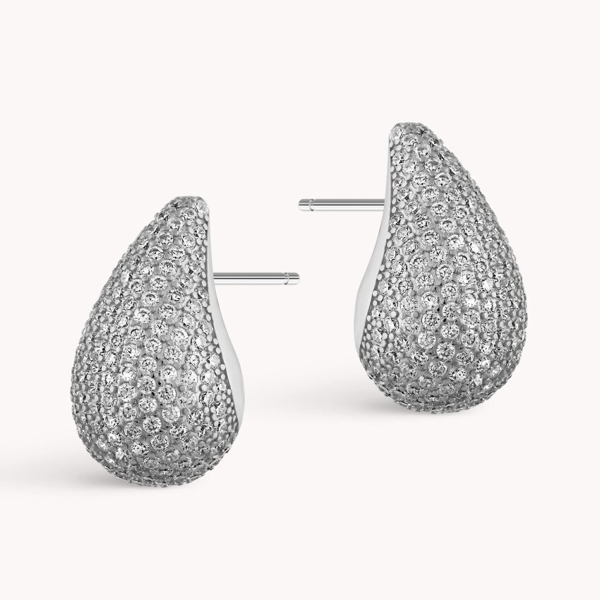 Srebrne naušnice Sjajne suze