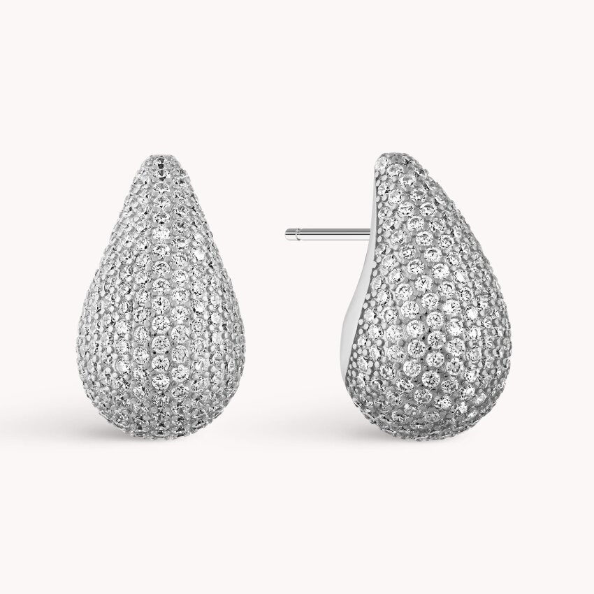 Srebrne naušnice Sjajne suze