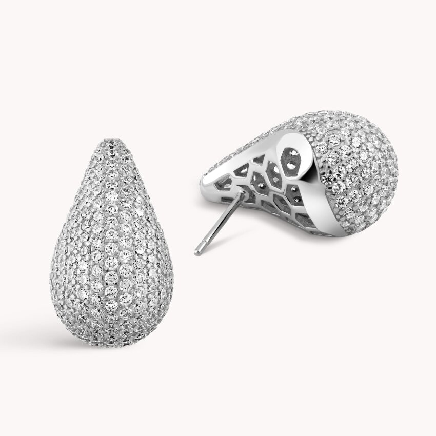 Srebrne naušnice Sjajne suze