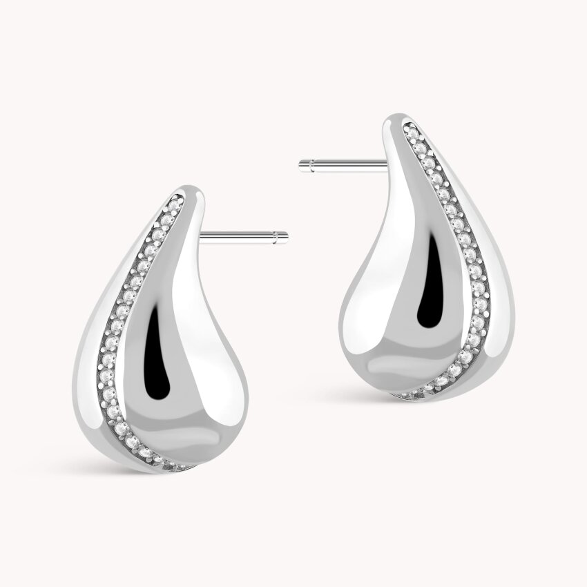 Srebrne naušnice Suza sjaja