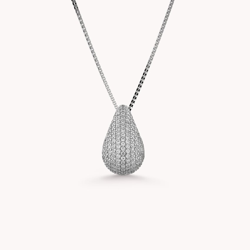 Srebrna ogrlica Odsjaj suze