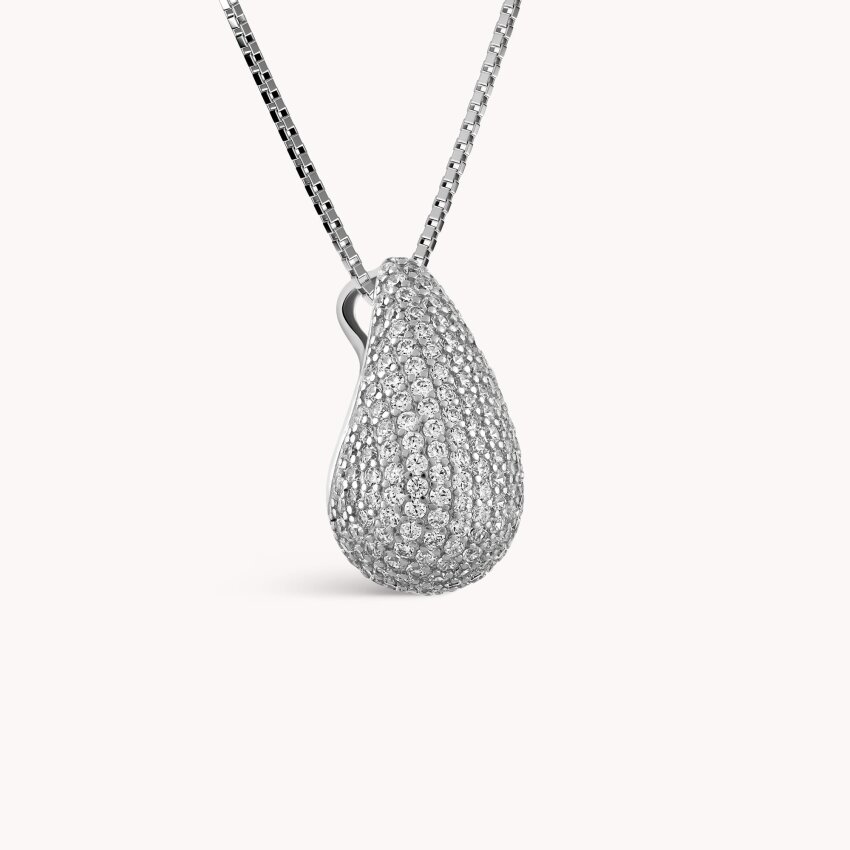 Srebrna ogrlica Odsjaj suze