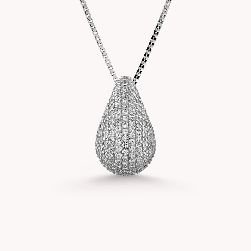 Srebrna ogrlica Odsjaj suze