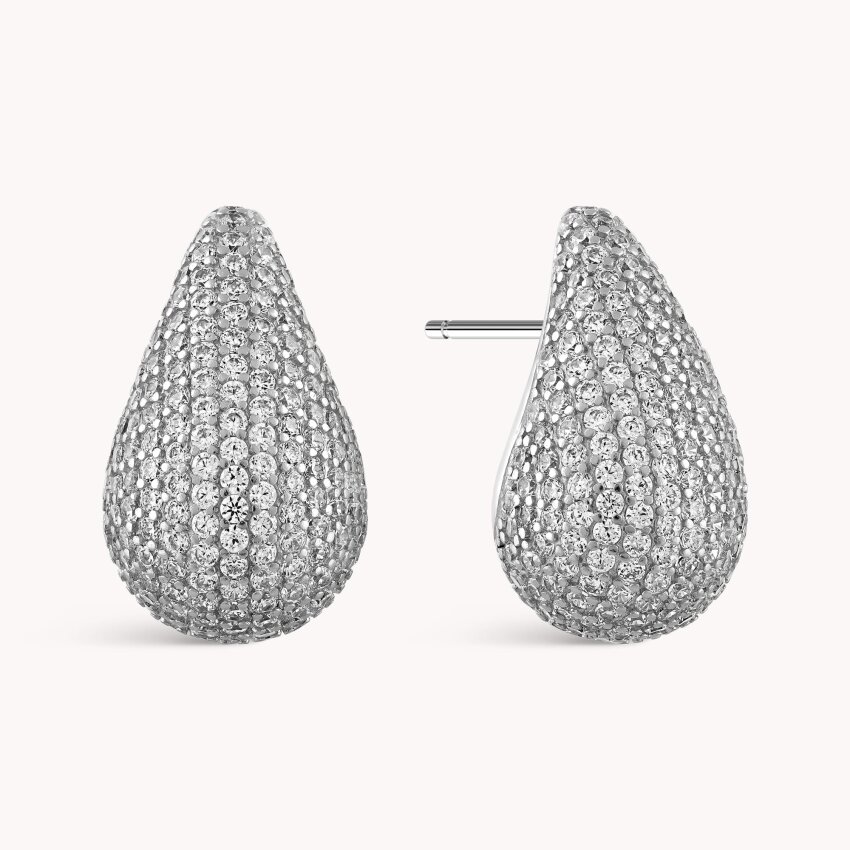 Srebrne naušnice Odsjaj suze