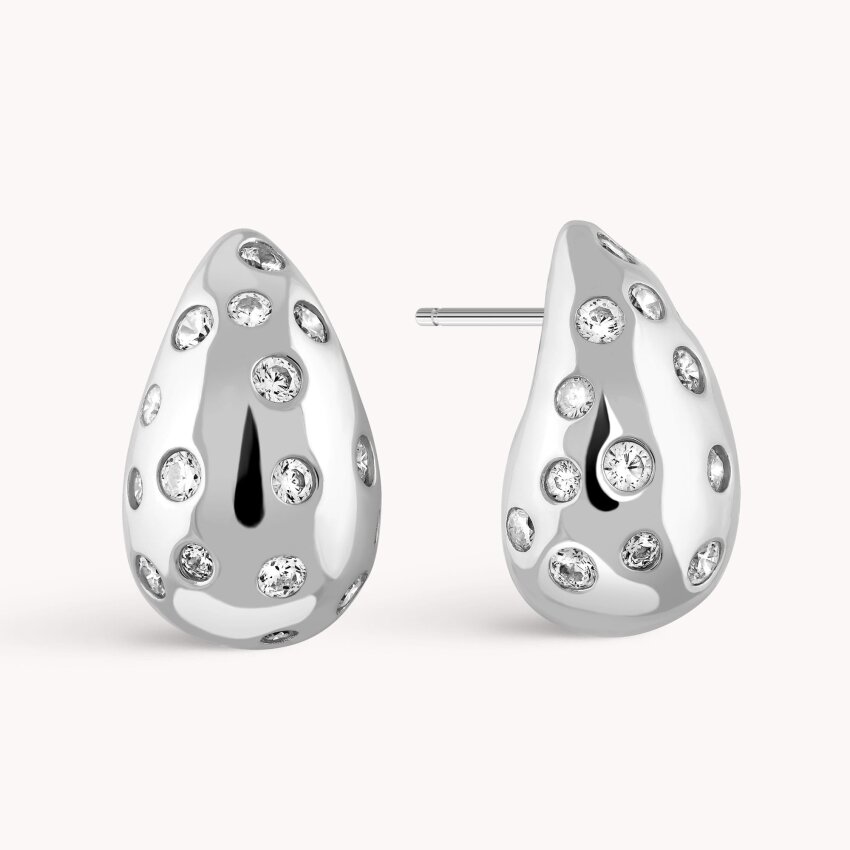 Srebrne naušnice Sjaj suze