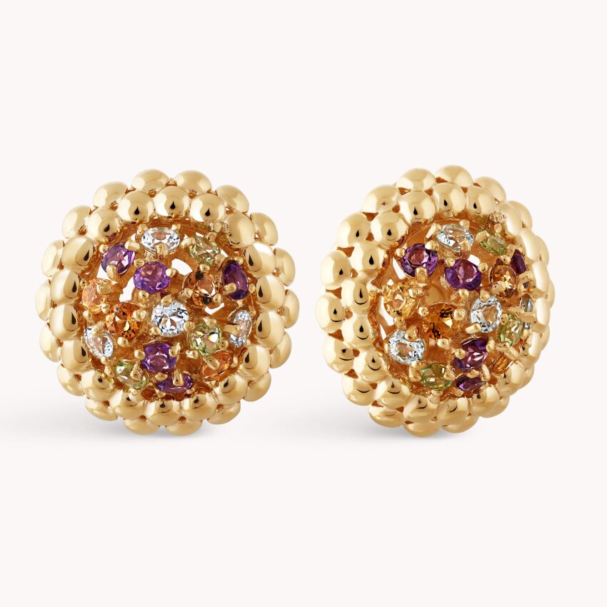 Zlatne naušnice Raskoš boja