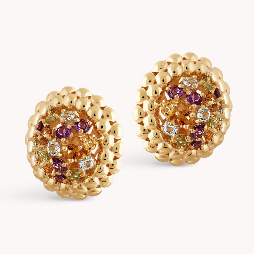 Zlatne naušnice Raskoš boja